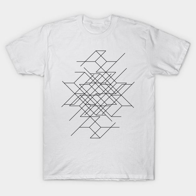 squares design T-Shirt by lkn